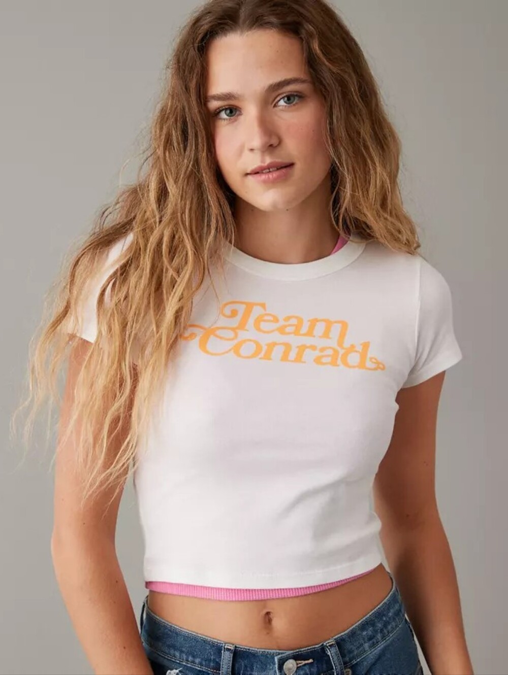 New 2023 The Summer I Turned Pretty Team Conrad American Eagle Baby Doll Shirt
